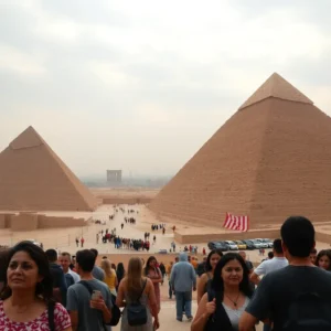 Pirámides de Giza decepcionantes